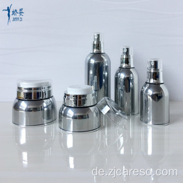 30ml 50ml Glänzendes Silber Airless Acrylglas